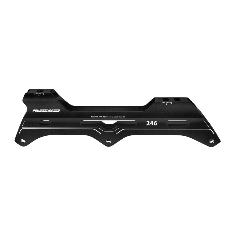 POWERSLIDE FREESKATE PLEASURE TOOL SC 3X110 246MM BLACK/SILVER FRAME